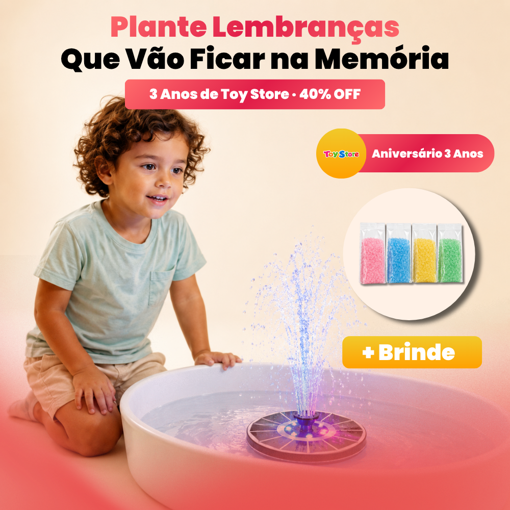 Toy Store - Fonte Mágica de Luzes + Brinde