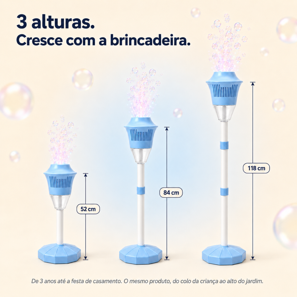 Toy Store - Super Lançador de Bolhas + Brinde