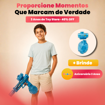Toy Store - Pistola de Água Elétrica + Brinde
