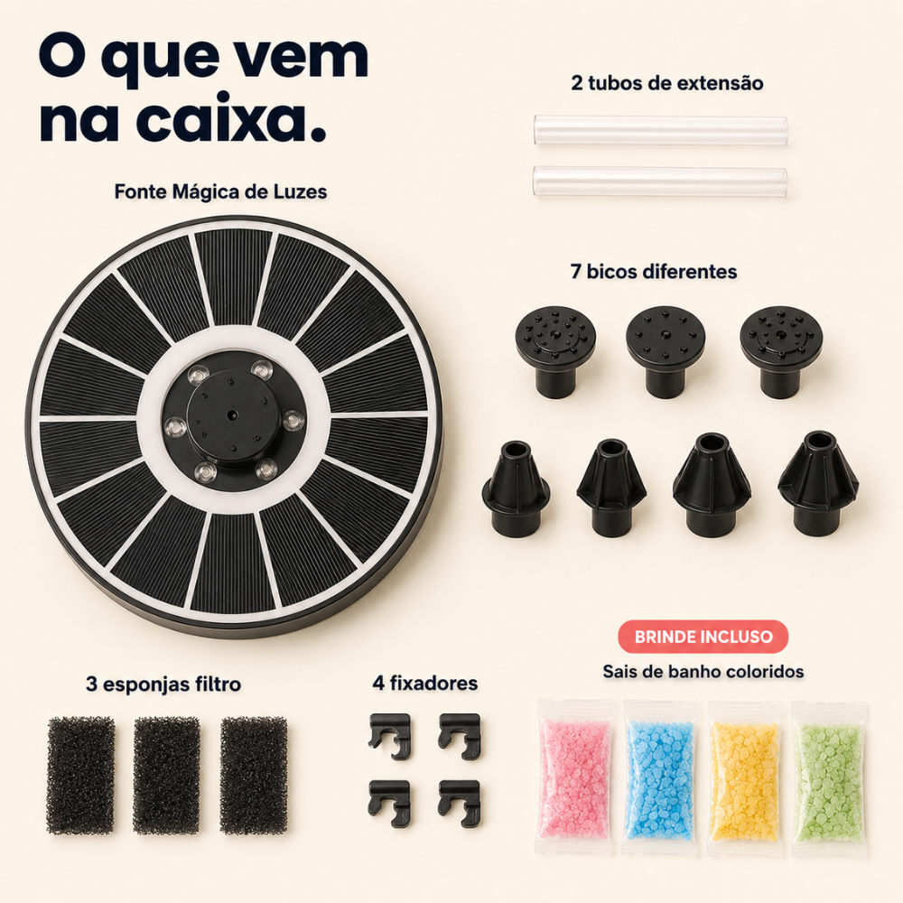 Toy Store - Fonte Mágica de Luzes + Brinde